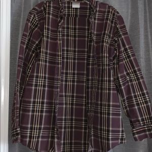 Purple plaid men’s carhartt button up